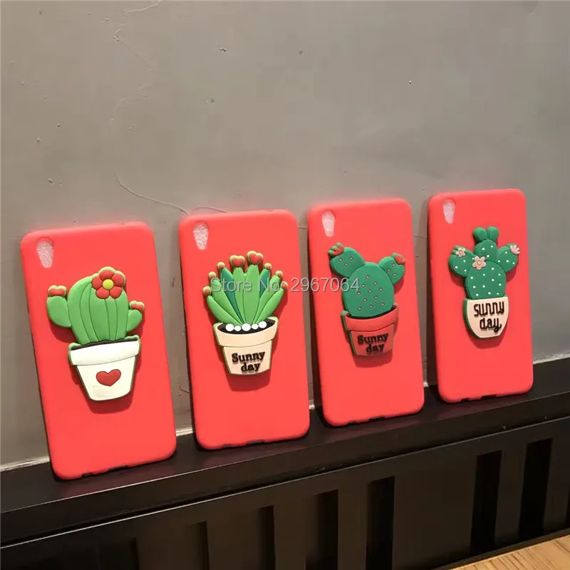 

For iphone 6G 6P 7G 7P shell Cactus cell phone shell Plant mobile phone shell Fall red TPU production Stereoscopic cactus
