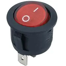 Клавишный переключатель, круглая нажимная кнопка KCD10-102N