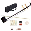 Chinese Erhu Solid Wood Two strings violin Exclusive Engraved Code Urheen Musical Stringed Instruments with Rosin bow and Case ► Photo 1/6
