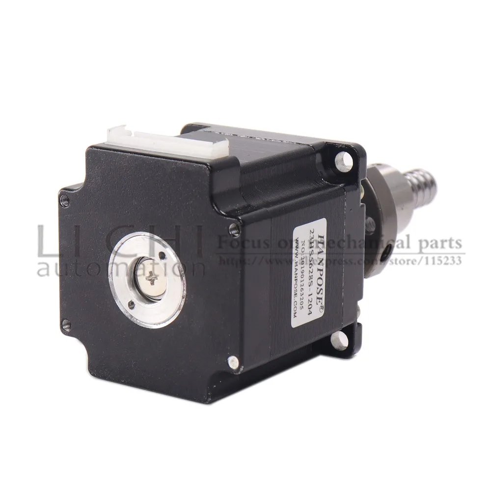 Nema 23 шаговый двигатель 2 фазы 56 мм 126N. См 23hs5628 с sfu1204 sfu1605 sfu1610 шариковый винт для CNC 3D