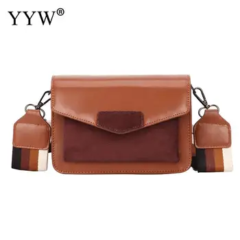 

Brown Flap Crossbody Bag Ladies Hand Bags Pu Leather Fashion Women Bag Purses And Handbags Box Designer Brand Shoulder Messenger
