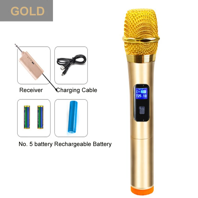 

Wireless microphone home stage KTV audio outdoor power amplifier dedicated computer microphone receiver 6.5mm socket