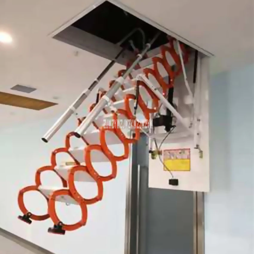 Бытовой набор инструментов невидимая настенная подвесная выдвижная лестница домашняя портативная складная лестница Крытая телескопическая лестница chao0008