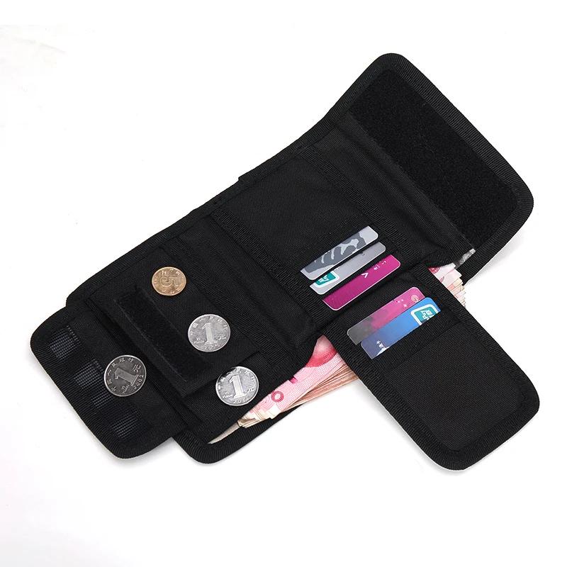 Carteras tácticas de Seibertron soportes monederos de monedas Clips de dinero tarjetas y soportes de identificación RFID bloqueo billetera caza correr bolsas impermeables