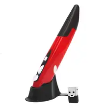 Портативный 2,4G Беспроводной регулируемая 800/1200/1600 Точек на дюйм USB оптическая мышь ручка Мышь с подставка для ручек для ПК настольных компьютеров и Тетрадь ноутбук