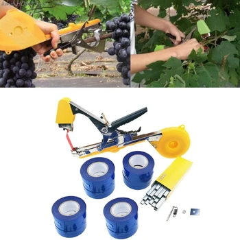 

Tying Machine Plant Garden Plant Tapetool Tapener With 10 Rolls Tape Set for Vegetable, Cucumber,Tomato,Grape, Pepper and Flowe
