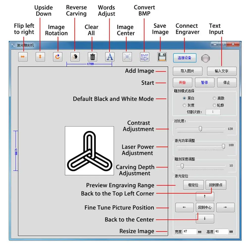 7000MW Wood Router OffLine Control Milling Machine CNC Engraving Machine 7W 3W Laser Engraving Machine Carving Wood Tools
