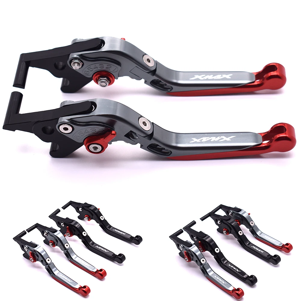 

Motorcycle CNC Adjustable Folding Extendable Refitting Clutch Brake handle Levers For Yamaha XMAX 300 2017-2018