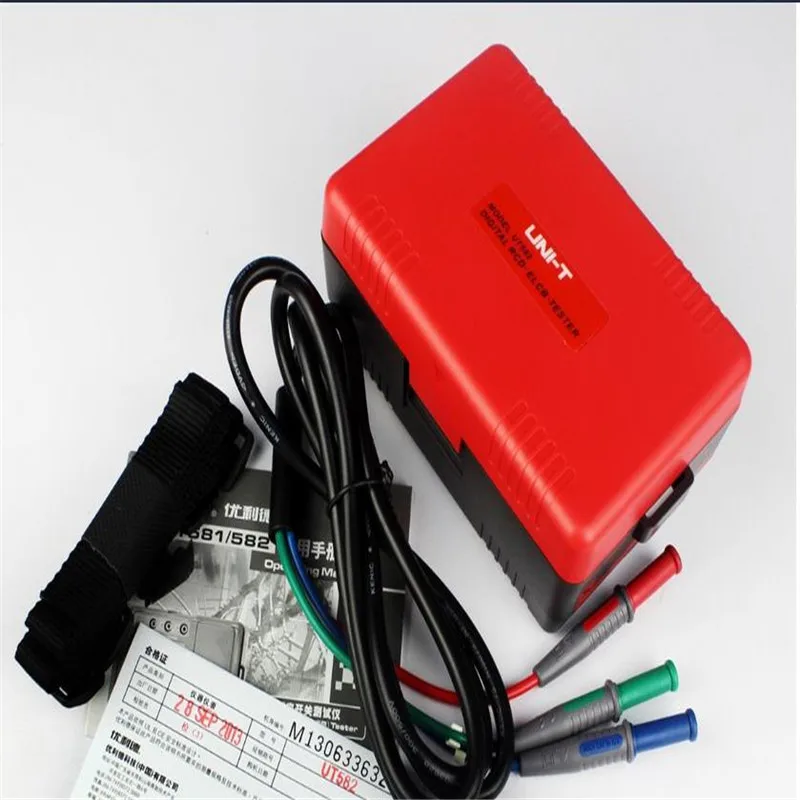 Цифровой мультиметр UNI T UT582 тестер RCD ELCB автоматический измеритель утечки|digital