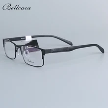 Bellcaca, оправа для очков, мужские очки, компьютерная близорукость, оптические очки по рецепту, прозрачные линзы, оправа для мужских очков, BC606