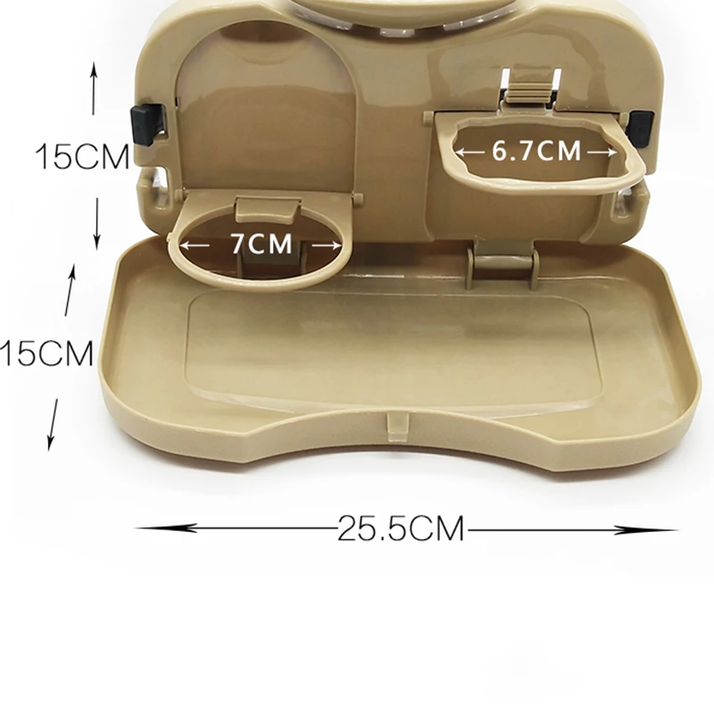 Складной автомобильный стол на заднее сиденье Пластиковый питьевой стойка для еды Подставка-лоток подставка стол CSL2018