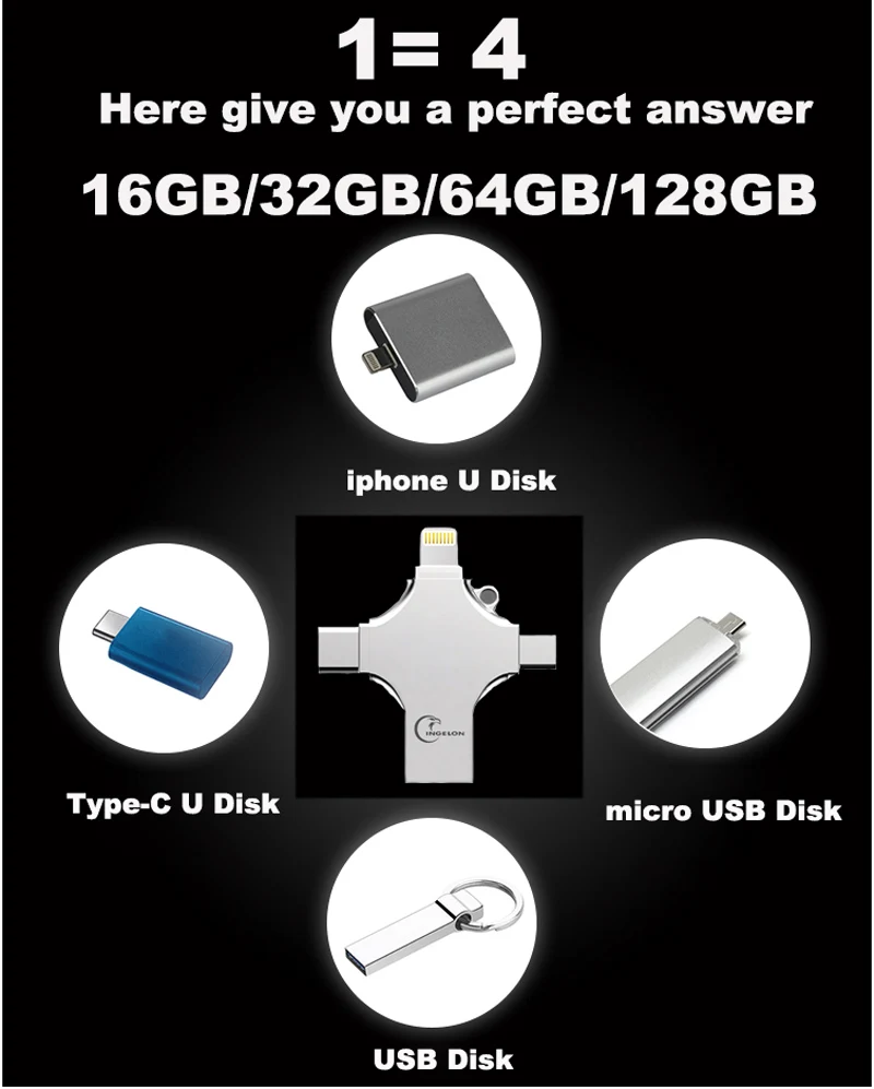 Флешка для айфона 16 гб 32 гб 64 гб 128гб Прямая поставка OTG USB флэш-накопитель для iPhone X/8/7 Plus/6/6s/5/SE ipad Металл DJ флешки HD Memory Stick 16G 32G 64G 128 GFlash драйвер