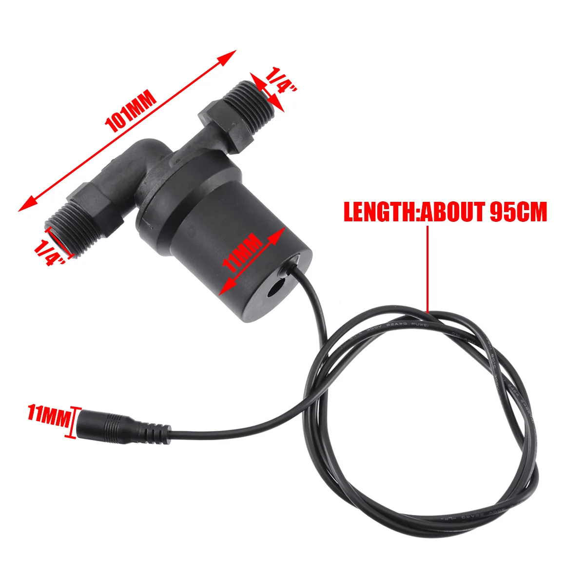 Durable 650L/H DC 12V Brushless Water Pump Solar Hot Water Circulation Pump Motor 1/2'' Thread Mayitr Hot Selling