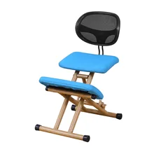 Adjustable Kneeling Chairs Ergonomic Kneel Chair Adjustable Stool for Home and Office Kneeling Computer Chair with Backrest