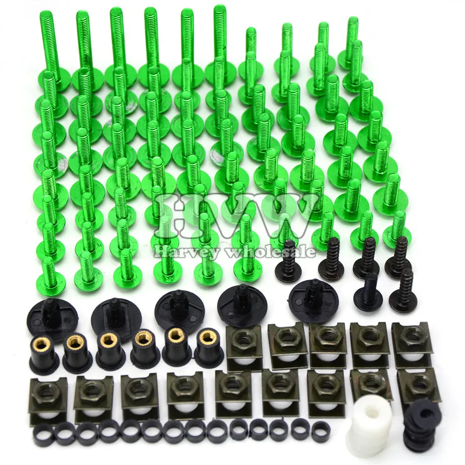 

Universal Windshield  CNC Motorcycle  fairing body work Fasten bolts screws for SUZUKI GSXR750 Bandit 650S  V-STROM  TL1000R