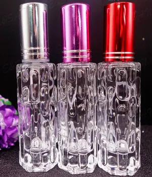 

New 500pcs/lot Thick glass 10ml 1/3oz fragrant liquid Fine mist Perfume Atomizer Refillable Spray Empty Bottle Factory Price