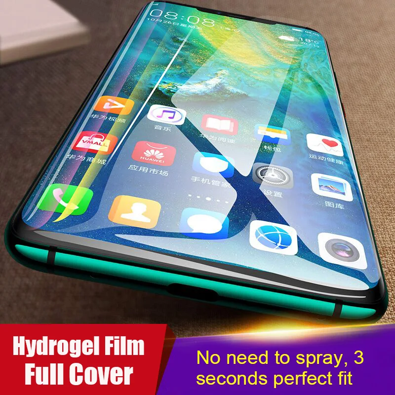 

10D For Huawei P20 P30 Pro Mate 20 Lite Soft Hydrogel Film Full Screen Screen Protector Honor 10 Lite 8X 9 V20 Protective Film