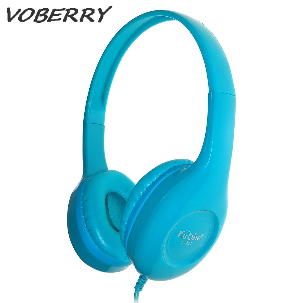 Проводные Игровые наушники VOBERRY 3,5 мм, складные проводные наушники с микрофоном для студентов, детей T201