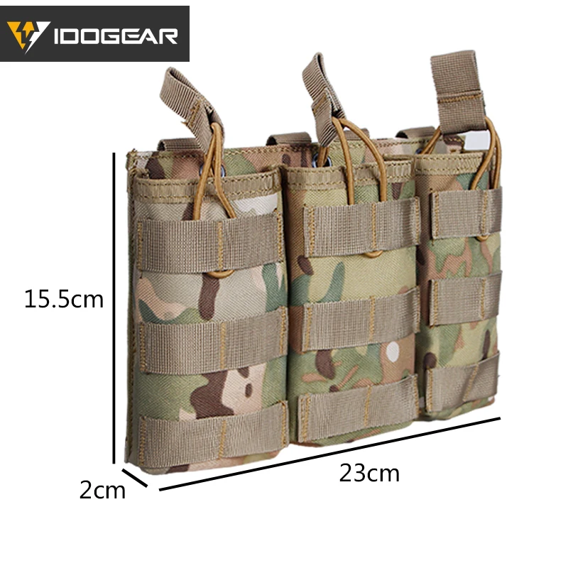 IDOGEAR подсумок, Molle, тройной подсумок, модульный подсумок для 5,56, Боевая обязанность, Wargame, для активного отдыха, 3533