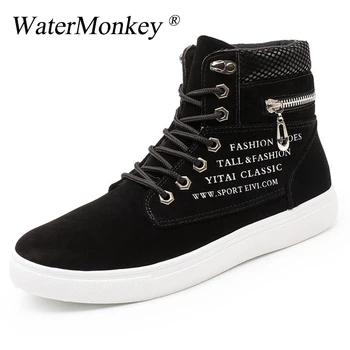 

Big Size Shoes Spring Autumn Men's Skateboarding Shoes High Top Sneakers Men British Style Comfortable Skateboarding Sneakers