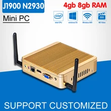 Игровой компьютер, J1900 N2930 N2940, VGA, окно Мини-ПК, чехол для ноутбука, DDR3 8 г Оперативная память, SSD съемный Мини-ПК, компьютер