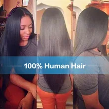 Charming 7A Brazilian Virgin Hair Straight Hair 2 Pcs Weft With 4*4 Silk Base Closure Straight Hair Bundles With Closure