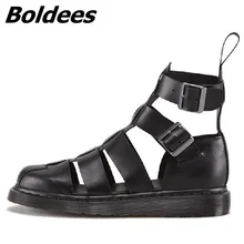 Boldees Erkek Sandalet/Мужская обувь на платформе повседневная обувь с закрытым носком и вырезами Летние мужские сандалии-гладиаторы с пряжкой для вечеринок