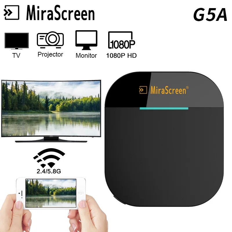 2 4G/5 8 Ghz беспроводной WiFi G5A ТВ палка Miracast любой литой 1080P HDMI DLNA AirPlay дисплей ключ