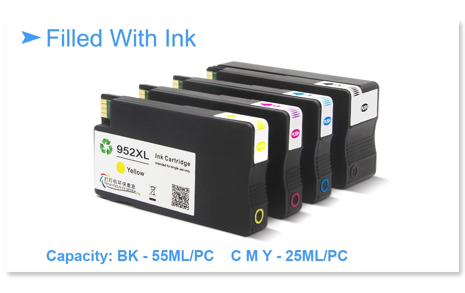 Для hp 952XL 952 XL замена картриджа для hp Officejet Pro 7740 8210 8216 8702 8710 8715 8720 8725 8730 8740 принтера