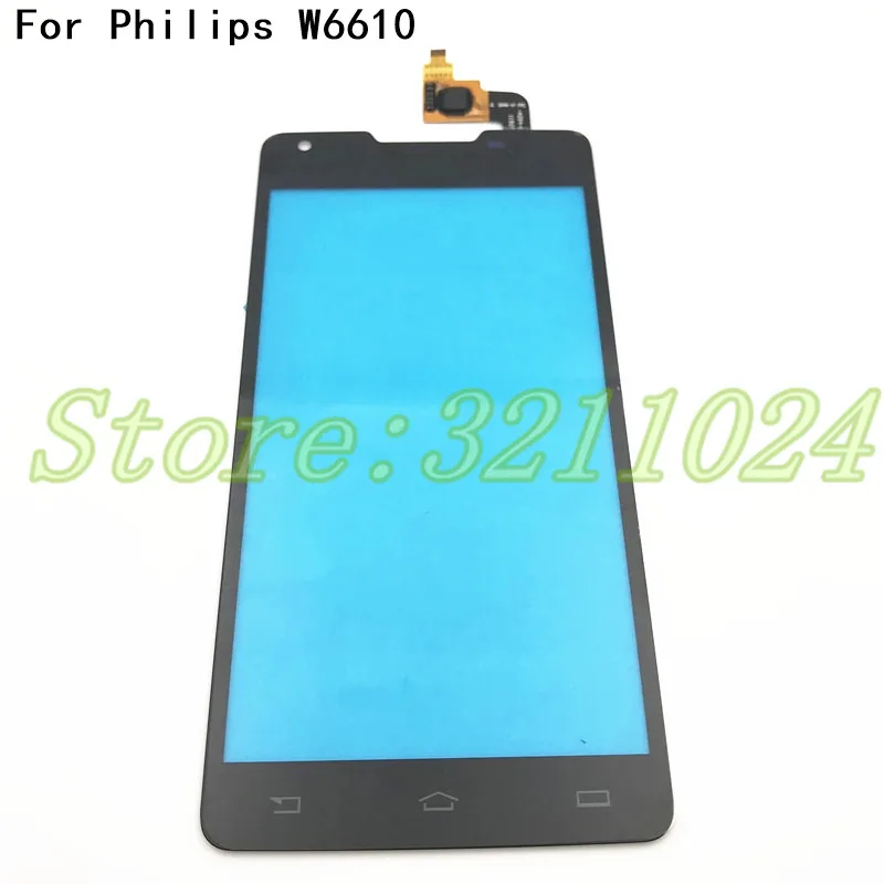 

Touch Panel Sensor For Philips Xenium W6610 W6618 Touch Screen Digitizer Front Glass Lens Sensor Touchscreen + tools