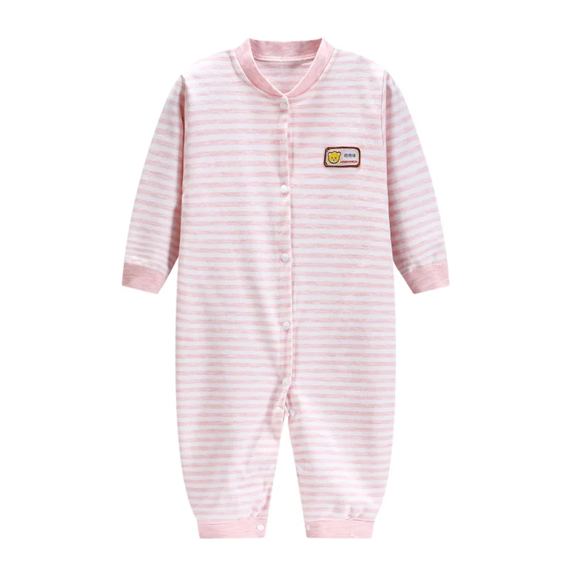Весенне-Осенняя детская хлопковая цельная пижама с длинными рукавами для мальчиков и девочек, брюки для малышей, скалолазание для новорожденных, F0327wy03