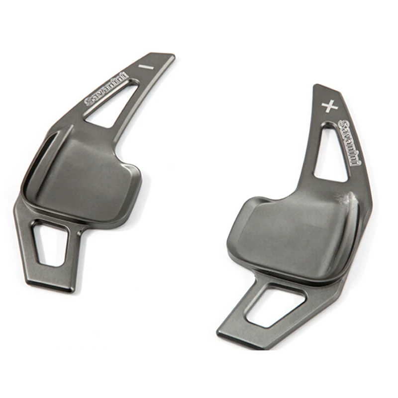 

For BMW X5 E70 2008-2013 Aluminium Steering Wheel Paddle Shift Extension Grey