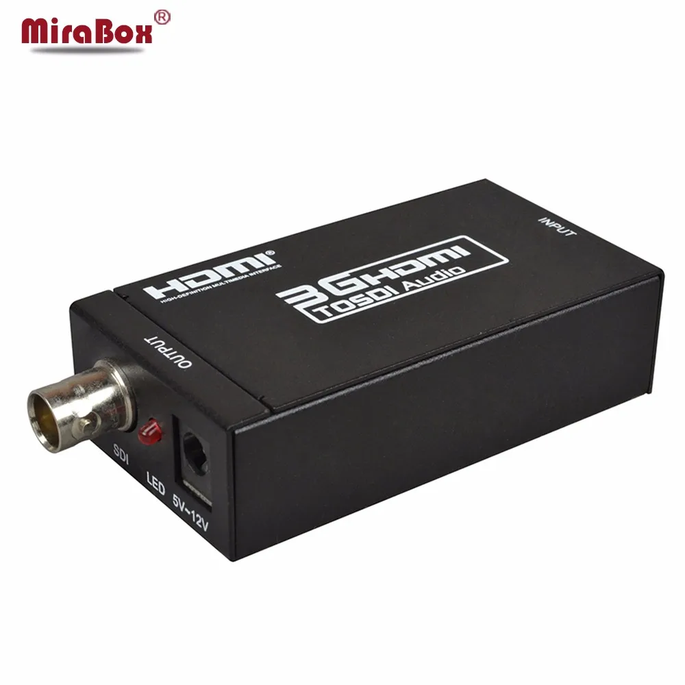 Mini 3g HDMI To SDI Converter Full HD 1080P HDMI to SDI Adapter Video Converter with Power Adapter for Driving HDMI Monitors