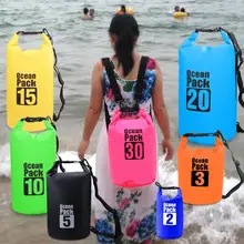 Водонепроницаемые сумки для плавания, сумка для хранения, мешок для каноэ, каяк, рафтинг, уличные спортивные сумки, набор для путешествий, оборудование 20л 30л