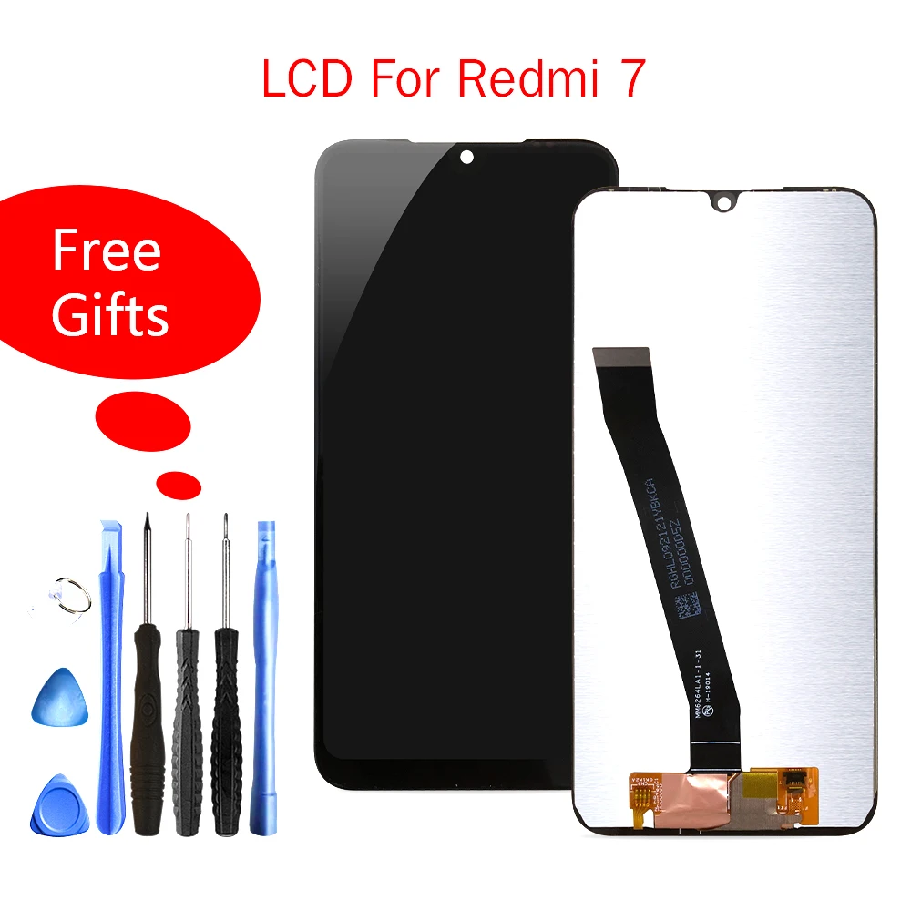 

Quality Lcd For Redmi 7 For Xiaomi Redmi 7 LCD Display Touch Screen Assembly 6.26 Inch Digitizer Replacement For Redmi 7