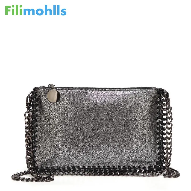 2019 Fashion Woven Chain Bag Shoulder Bag for Women Clutches PU Messenger Bag Small Clutch purse Bolsa Handbags wallet S1227