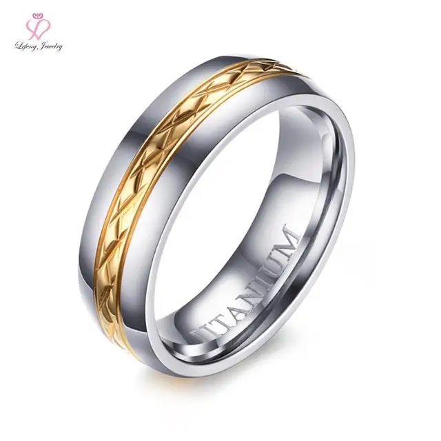 Womens Anium Wedding Bands Rings 6mm Silver Gold Two Tone Spark Womens Anium Wedding Bands Rings 6mm Silver Gold Two Tone Spark Engagement 100