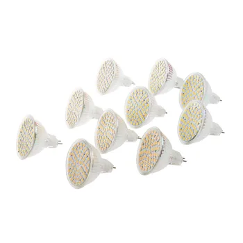 

10 x MR16 GU 5.3 60 SMD LED Bulb Light Spot Light 3W Warm White ENERGY SAVING