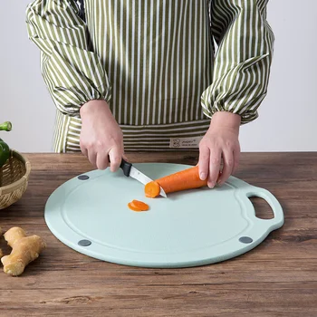 

Vanzlife thickened round cutting board kitchen non-slip cutting board household plastic cut fruit knife board panel