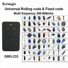 Rolling Code Duplicadora de Multi Freqüência 280-870 mhz Controle Remoto compatível ADYX ACM AERF ALLMATIC controle remoto portão elétrico