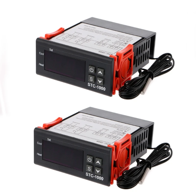 

12V/24V STC-1000 Digital Temperature Controller Thermostat Thermostat with sensor cable W315
