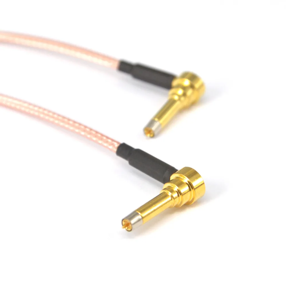 Радиочастотный кабель SMA/F мама к двойной MS156 двойной штекер прямоугольный разъем адаптер удлинитель модемный кабель 6''