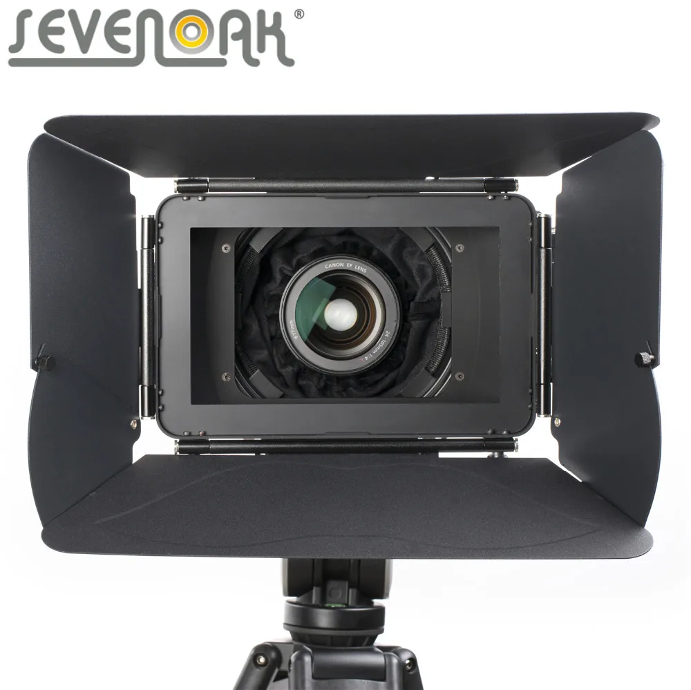 

Sevenoak SK-MB4 Aluminum Matte Box Kit with 4 Flags for 15mm Rail Rod Support Follow Focus System for Canon 1D3 D90 600D Nikon