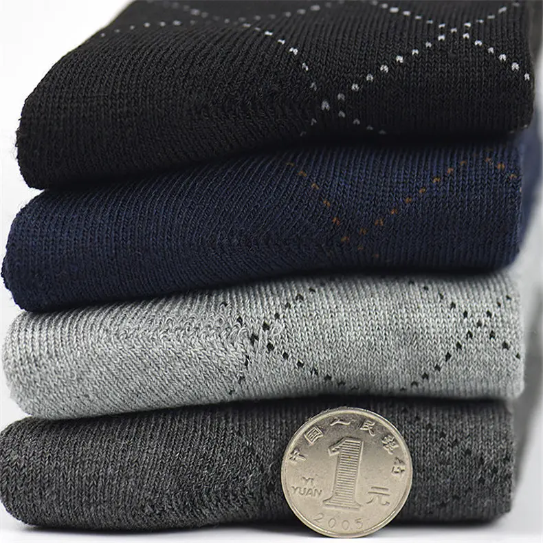 4pairs lot Eur39-44 Socks Men 2018 Winter Thicken Warm Terry socks Male Classic Business Casual Thermal Cotton Spring Crew Socks-01