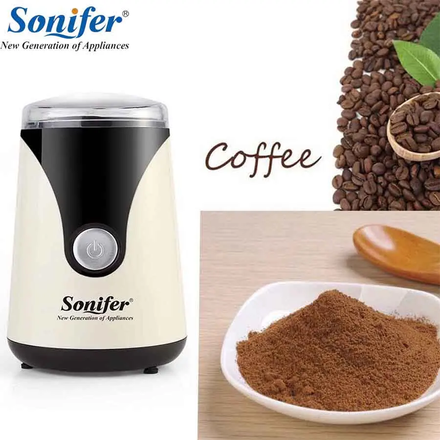 

easy convenient Multifunctional mini Household mini Adjustable Mini Electric Coffee Grinder maker Beans Mill Herbs Nuts Sonifer