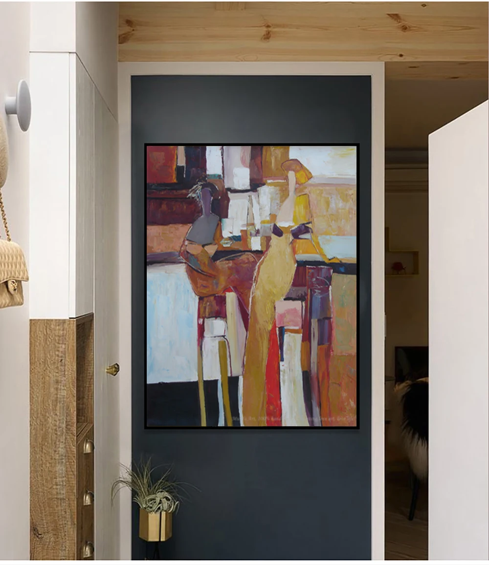 

Muya wall painting abstract figure pinturas al oleo laminas de cuadros pared decorativas wall pictures for bedroom living room