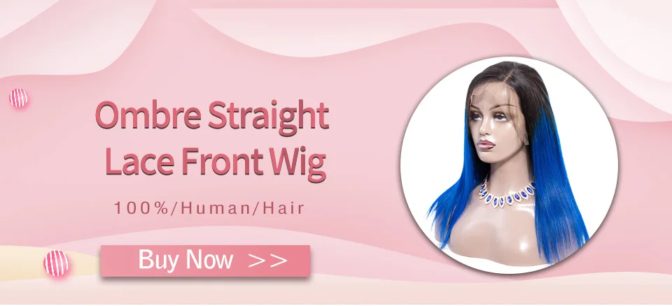 Alimice 180% Colored PinkBlondeRedBlueOrange Wigs Short Ombre Lace Front Human Hair Wigs Remy Brazilian Straight Hair Wig  (5)