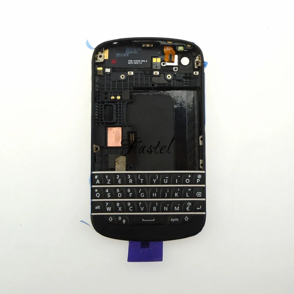 Для BlackBerry Q10 полный корпус мобильного телефона+ рамка чехол+ русская Франция английская клавиатура с гибкой