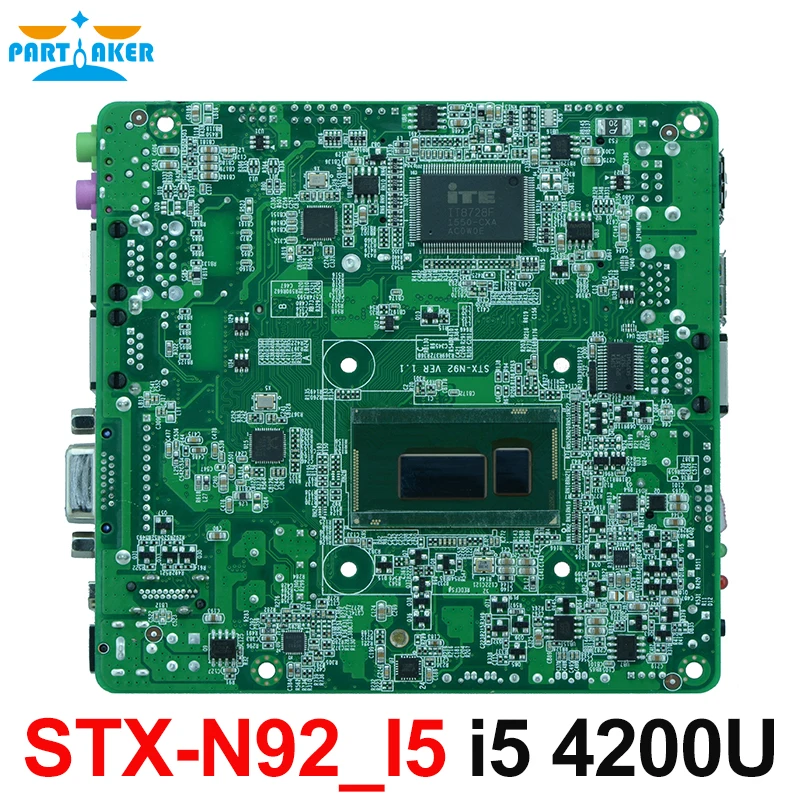 بدون مروحة المزدوجة جيجابت إيثرنت إنتل هسول-u i5 4200U للكمبيوتر إنتل i5 cpu 4210Y نانو nuc pc 12 فولت إمدادات الطاقة