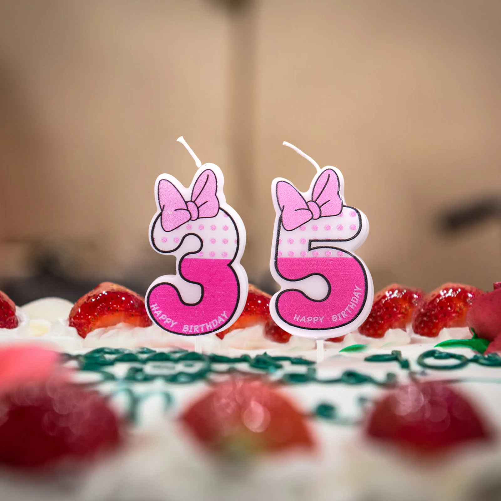 1Pc Kreatif Kartun Ulang Tahun Cake Dekorasi Lilin Ulang Tahun Gurun Kreasi Nomor Lilin Perlengkapan Perlengkapan Dekorasi Cake AliExpress